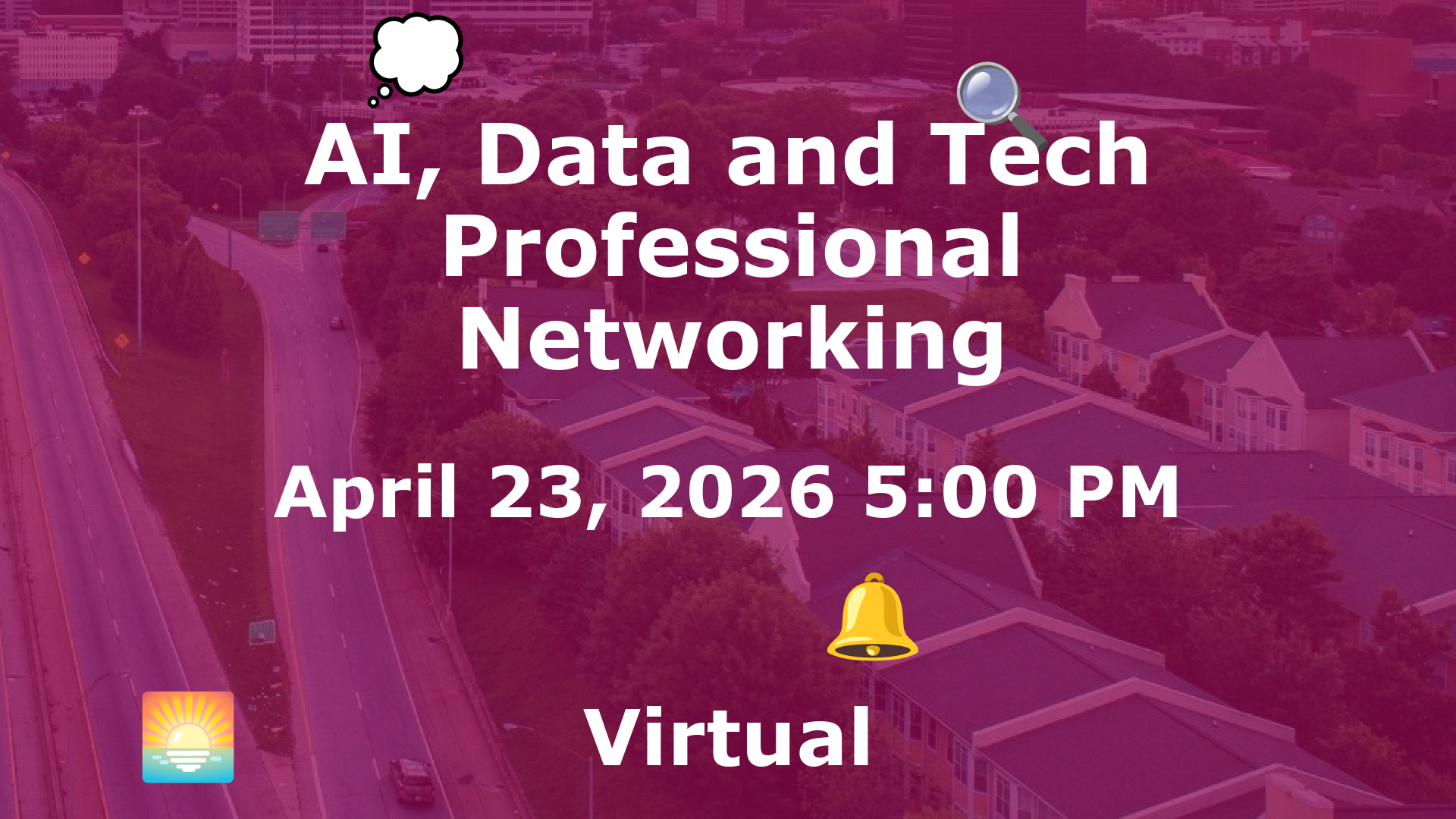AI, Data and Tech Professional Networking event image